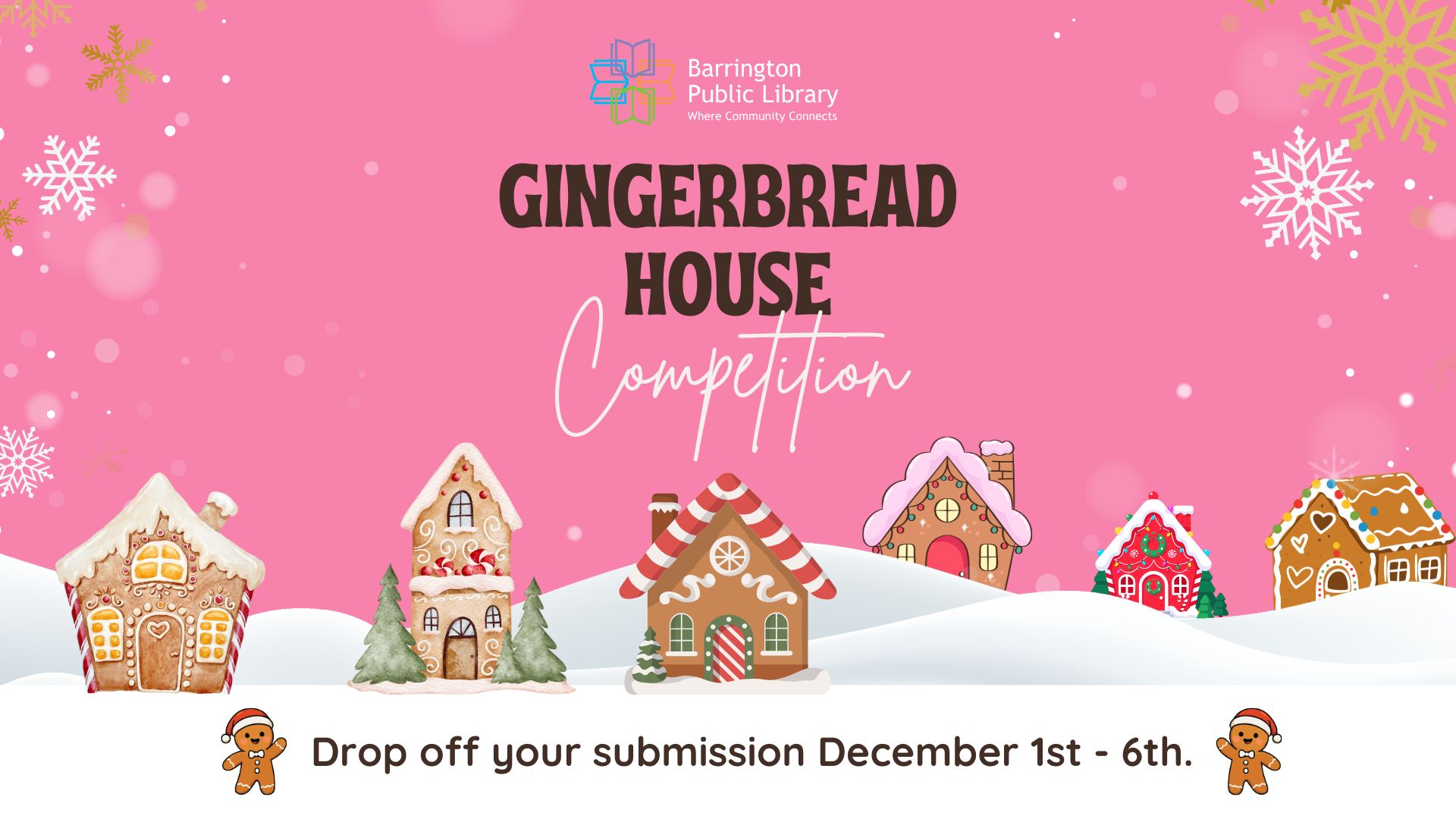 gingerbread house competition flyer (presentation)