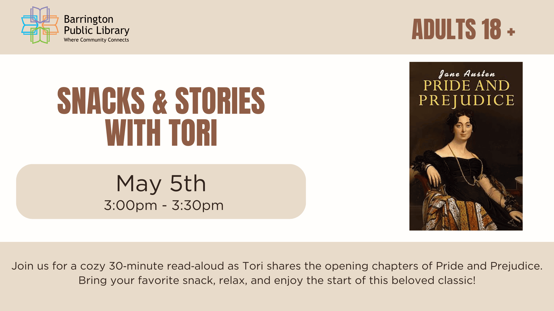 snacks & stories with tori (presentation)