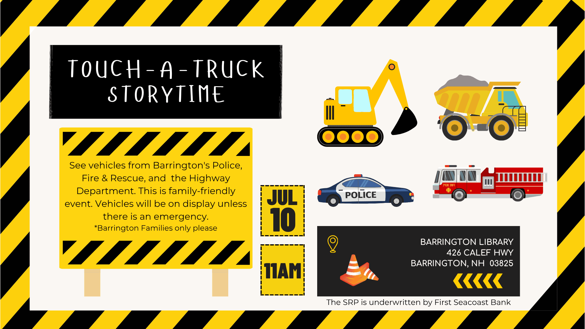 touch a truck story time